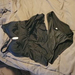 Adore Me Tankini, Black NWT